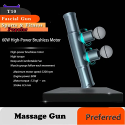 Double-Ended Fascia Gun Fitness Massage Gun Fascial Neck And Back Massager Relaxation Exercise Professional Therapy Esse