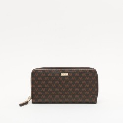 Monogram monedero grande con estampado monogram