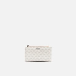 Monogram monedero pequeño con estampado monogram